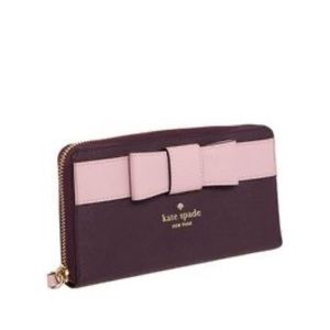 Kate Spade Pink/Burgundy Wallet ♠️